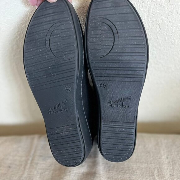 Dansko Woman's Black Suede Ellen Burnished Ankle Boots Sz 8.5 - 9 - Picture 8 of 13
